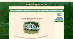 Desktop Screenshot of campingzone.de
